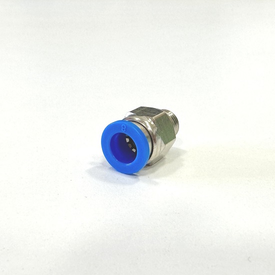 Фитинг цанговый прямой с наружной резьбой G1/8″ под трубку 8 мм